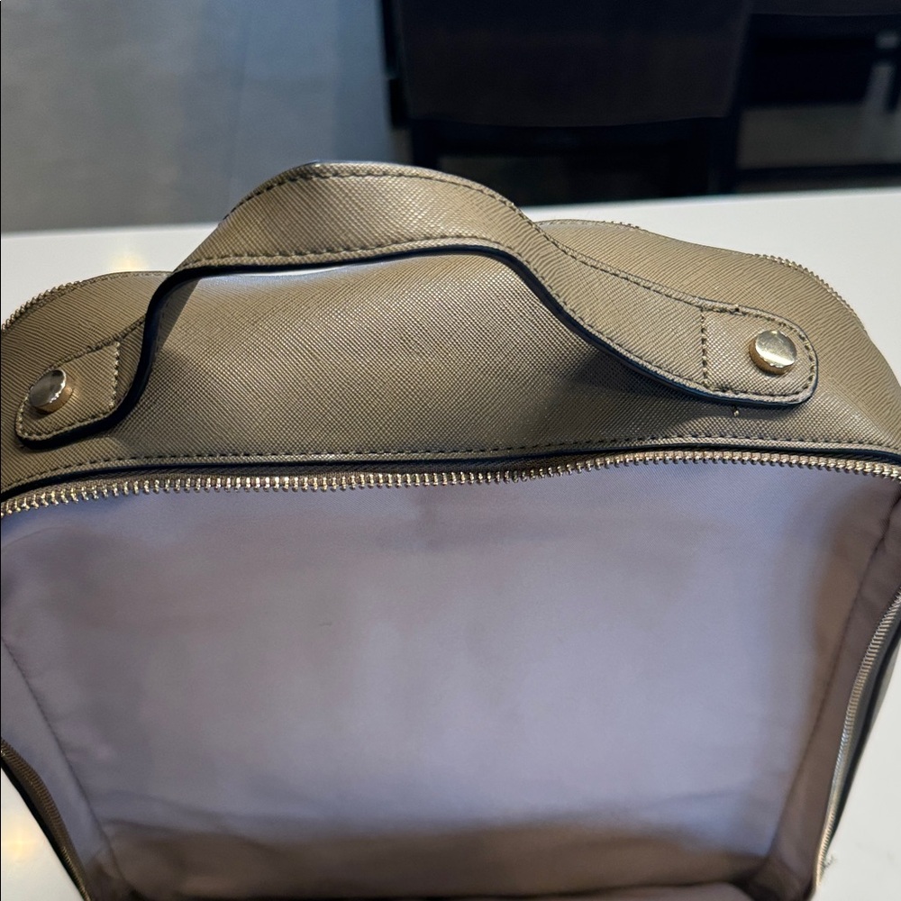 Calpak Olive Green Leather Backpack - Picture 10 of 11